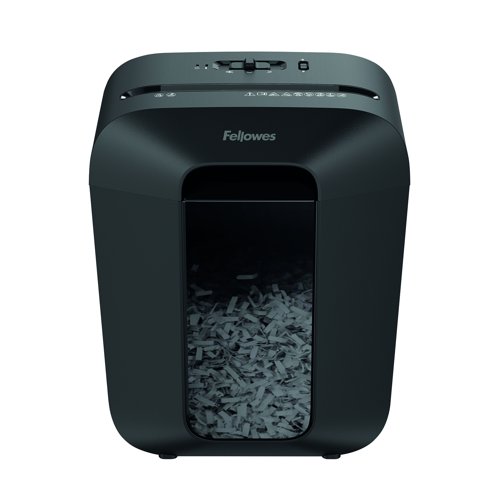 Fellowes Paper Shredder LX45 Cross Cut Shredder Black 4401501
