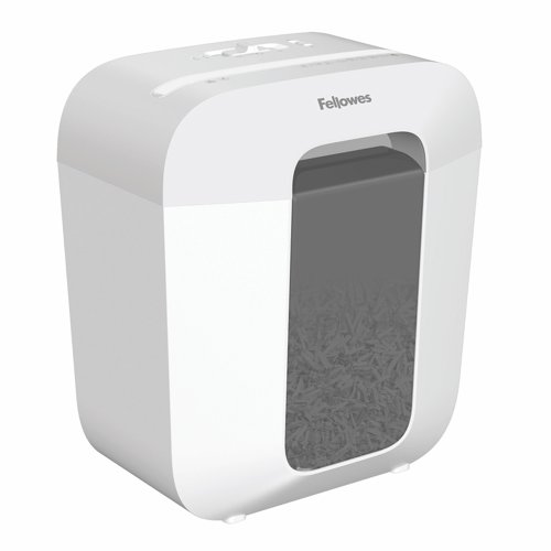 Fellowes Powershred LX25 Cross Cut Shredder White 100110063