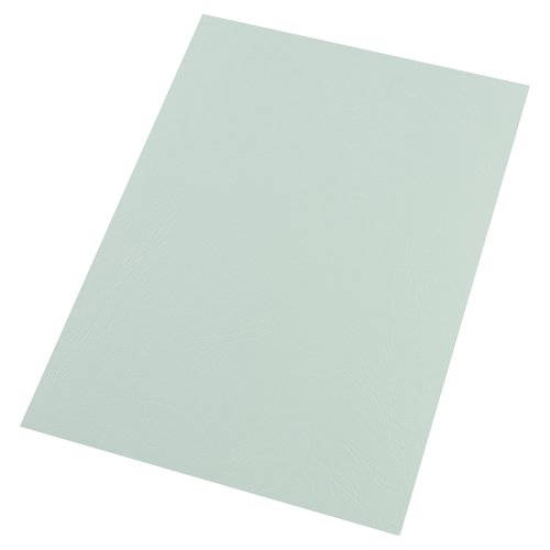 GBC Antelope Leather Look Binding Covers Plain A4 White 250gsm (Pack 100) CE040070