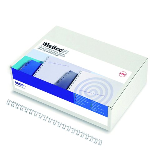GBC MultiBind Binding Wires 8mm Silver (Pack 100) IB160639
