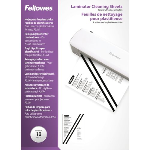 Fellowes Laminator Cleaning & Carrier Sheet A4 (Pack 10) 5320604