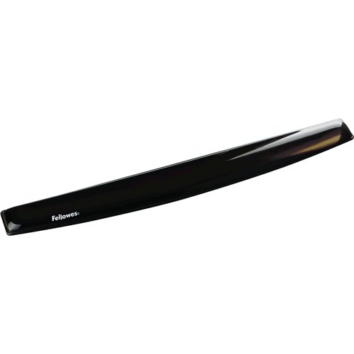 Fellowes Crystal Gel Keyboard Wrist Rest Black 9112201