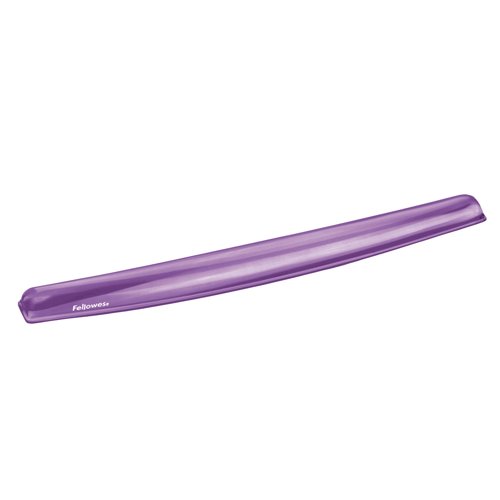 Fellowes Crystal Gel Keyboard Wrist Rest Purple 91437