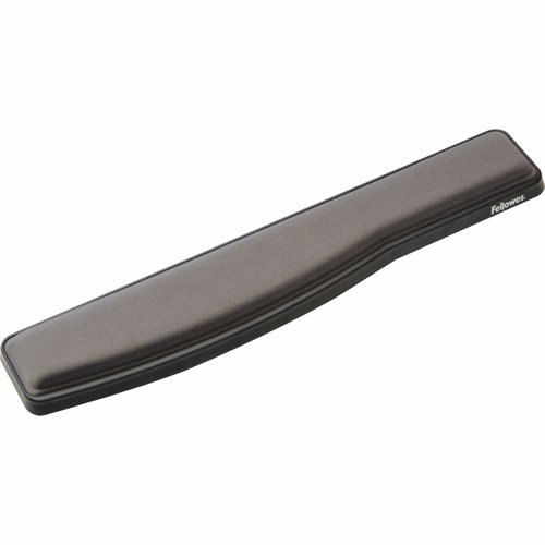 Fellowes Height Adjustable Gel Keyboard Rest Graphite 9374201