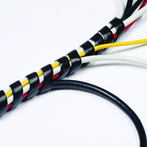 D-Line Cable Tidy Wrap 2.5m Black CTW2.5B