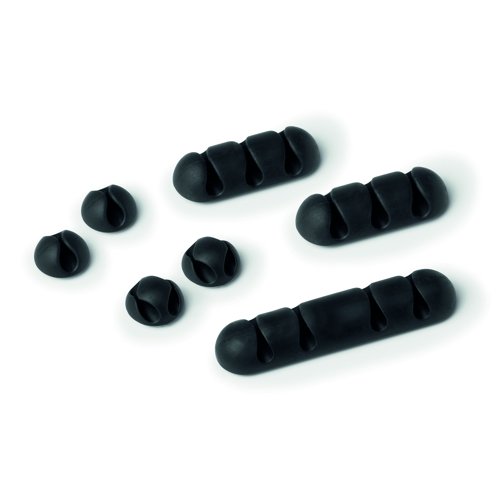 Durable CAVOLINE CLIP MIX Graphite (Pack 7) 504137