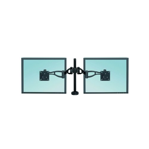 Fellowes Vista Dual Monitor Arm Black 8041701