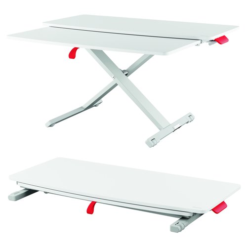 Leitz Ergo Cosy Standing Desk Converter & Tray 800x350mm White 65320085