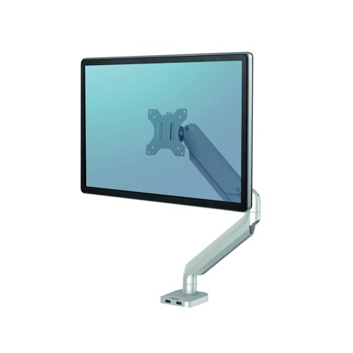 Fellowes Platinum Series Single Monitor Arm Silver 8056401