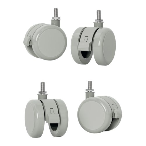 Leitz Ergo Electric Sit Standing Desk Castors (1 Set) 53740085