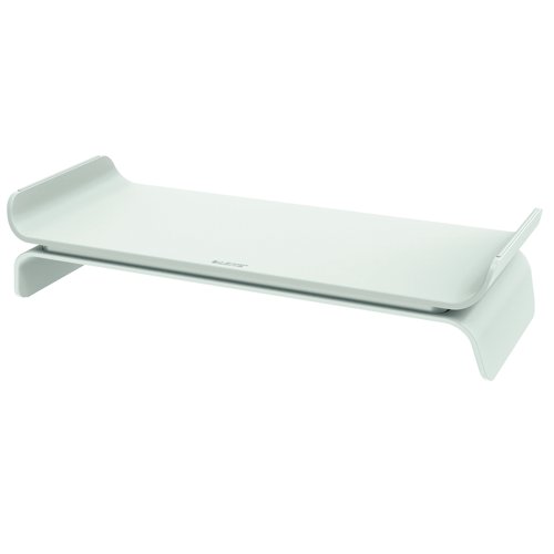 Leitz Ergo Adjustable Monitor Stand Light Grey 65040085