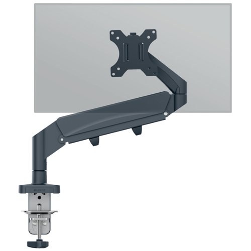 Leitz Ergo Space Saving Single Monitor Arm Velvet Grey 64890089