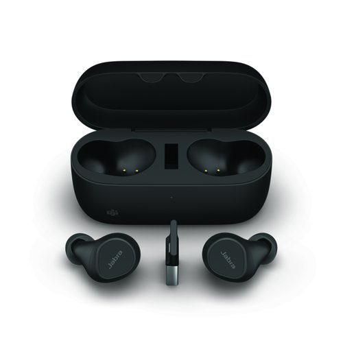 Jabra Evolve2 Wireless Bluetooth Ear Buds USB-A MS Black 20797-999-999