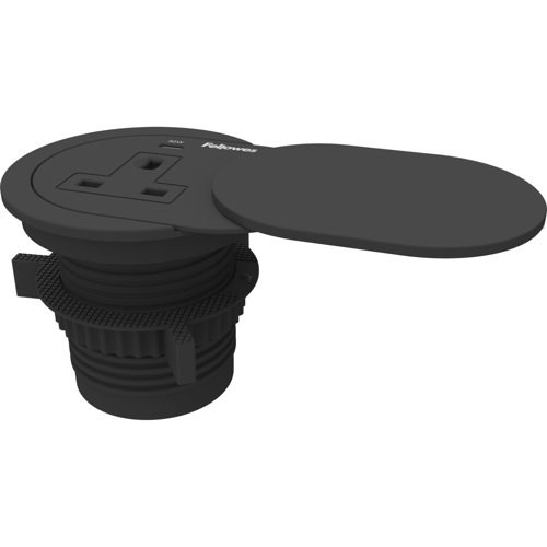 Fellowes Power Spot 1xType G 1xUSB Black 100136977