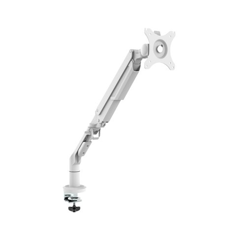 Triton Gas Lift Single Monitor Arm White TGSMARM-WH
