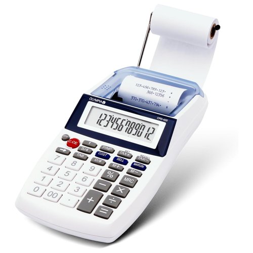 Olympia Printout Portable Calculator 942915039