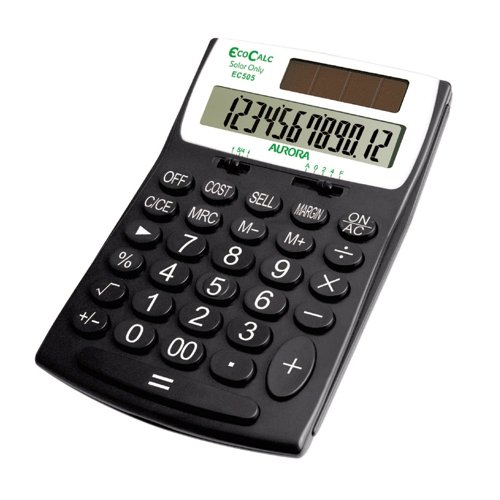 Aurora EcoCalc Desktop Calculator EC505
