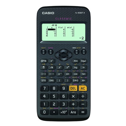 Casio Battery Powered Scientific Calculator Black FX-83GTX