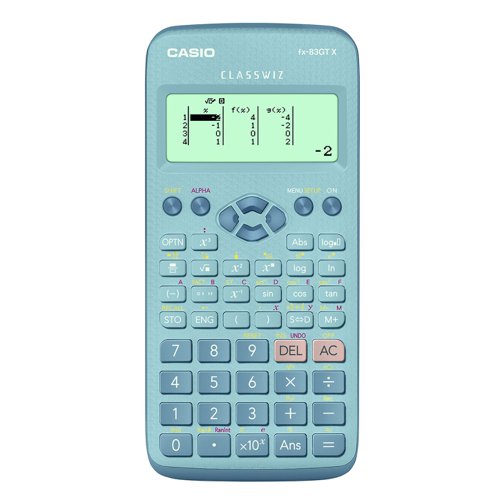 Casio Battery Powered Scientific Calculator Blue FX-83GTX