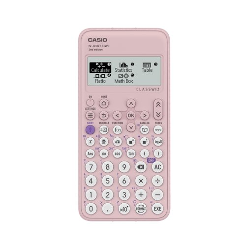 Casio Classwiz Plus Battery Powered Scientific Calculator Pink FX-83GTCWPLUSPK