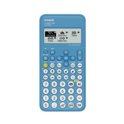 Casio Classwiz Plus Battery Powered Scientific Calculator Blue FX-83GTCWPLUSBU