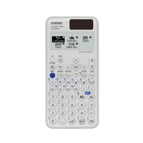 Casio Classwiz Plus Scientific Calculator Dual Power White FX-85GTCWPLUSEW
