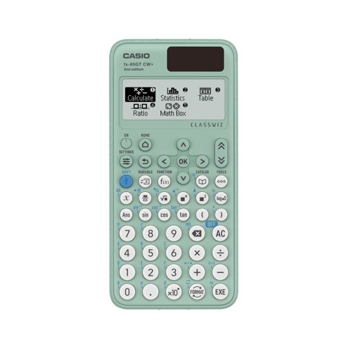 Casio Classwiz Plus Scientific Calculator Dual Power Green FX-85GTCWPLUSEG
