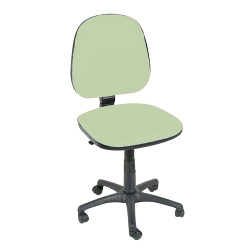 Hygihub Antibacterial Vinyl Operator Chair No Arms Mint Green SCVBC-MINT