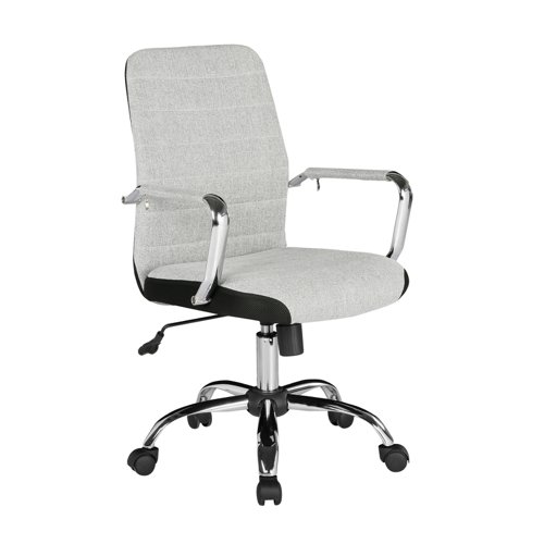 Tempo High Back Fabric Operator Chair Grey TEM300T1-G