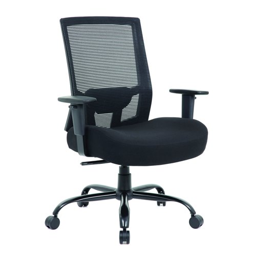 Isla Bariatric Mesh Back Operator Chair Black ISL300T1-K