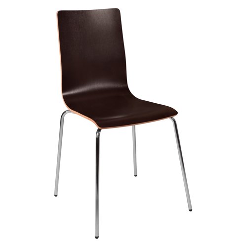 Teknik Office Loft Bistro Chair Black (Pack 4) 6906WE