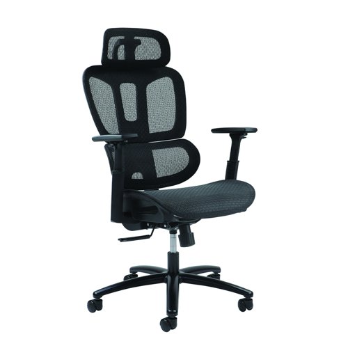 Zala Mesh Back Operator Chair Black ZAL300T1-K