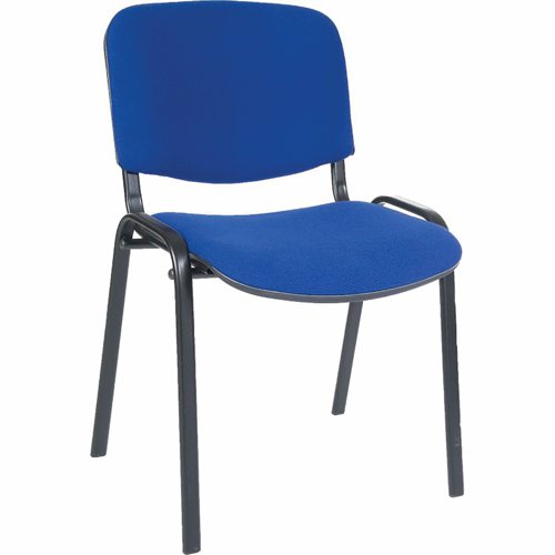 Teknik Office Stackable Fabric Conference Chair Blue 1500BLU