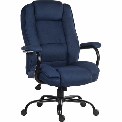 Teknik Office Goliath Duo Heavy Duty Fabric Executive Chair Ink Blue 6991