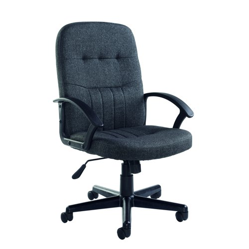 Cavalier Fabric Managers Chair Charcoal CAV300T1-C