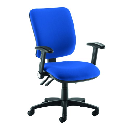 Senza Asynchro Operator Chair Folding Arms Blue SH46-000-BLU