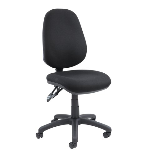 Vantage 100 High Back Operator Chair No Arms Black V100-00-K