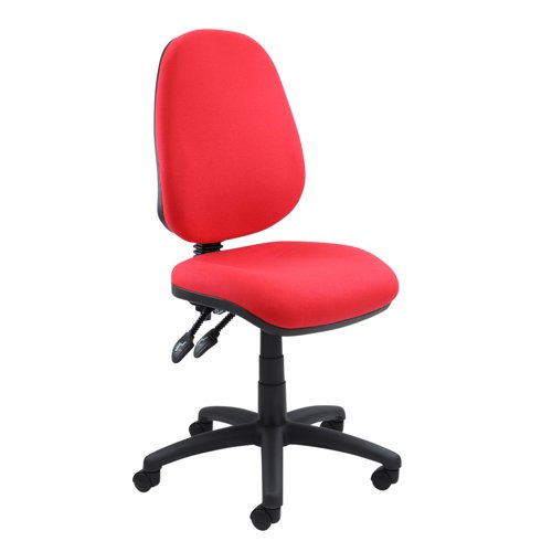 Vantage 100 High Back Operator Chair No Arms Red V100-00-R
