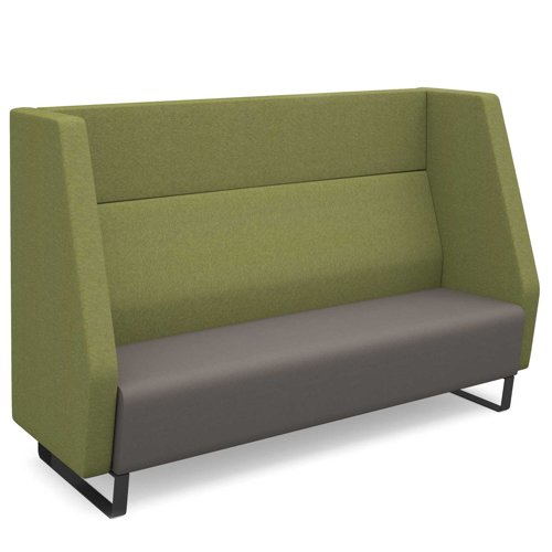 Encore High Back Sofa 3 Seater Black Metal Frame Made To Order ENC03H-MF