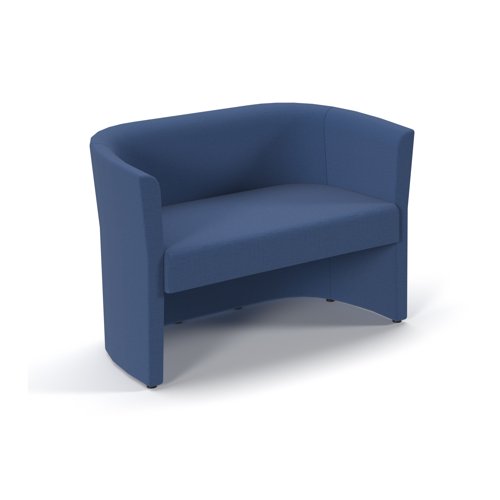 Luxe Fabric Double Tub Chair Cobalt Blue LUX50002-CB