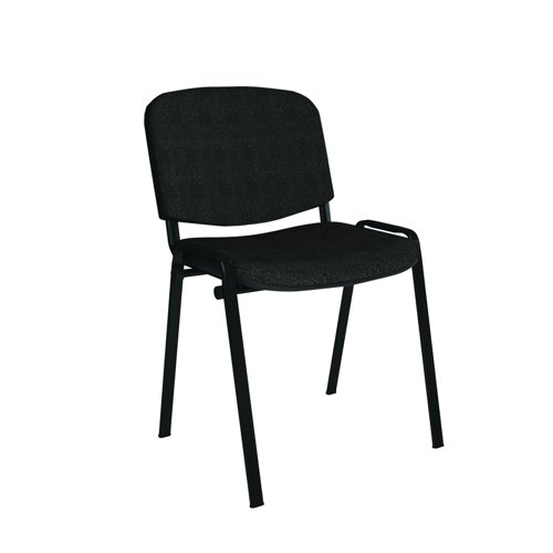 Taurus Stacking Conference Chair Black Frame/Charcoal TAU40002-C