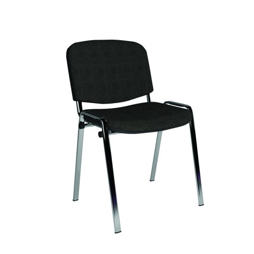 Taurus Stacking Conference Chair Chrome Frame/Charcoal TAU40005-C