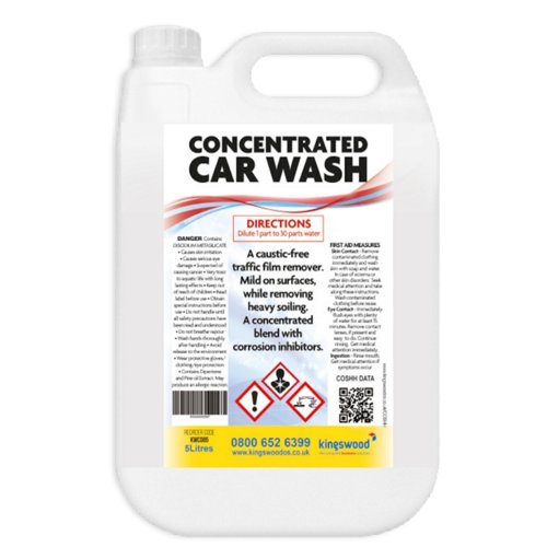 Concentrated Car and Window Wash 5 Litre