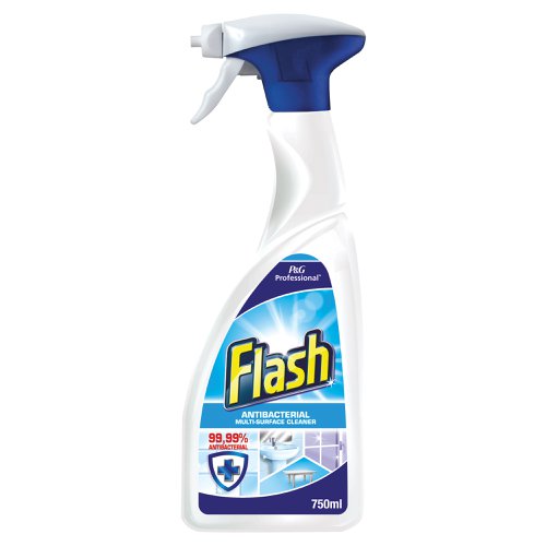 Flash Antibacterial Multi-Surface Cleaner Spray 750ml 541314996177