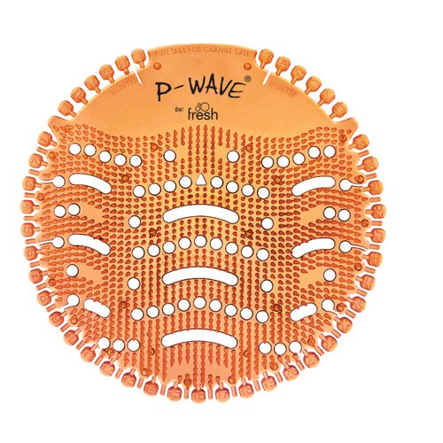 P-Wave Urinal Deodoriser Screen Mango Orange (Pack 10)