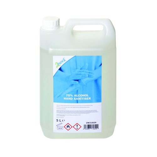 Value 70 Percent Alcohol Hand Sanitiser Gel 5litre 2W31829