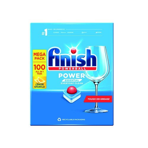 Finish Power Essential Dishwasher Tabs Lemon (2x 100 Tablets) + Diswasher Cleaner 3293852