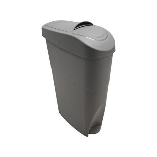 Sanitary Waste Pedal Bin 19 Litre Grey
