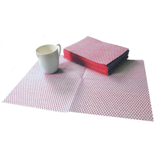 All Purpose Cleaning Cloths 300x380mm Red (Pack 50)