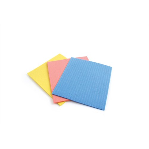 Sponge Cloths 210x180mm Assorted Colours (Pack 10)